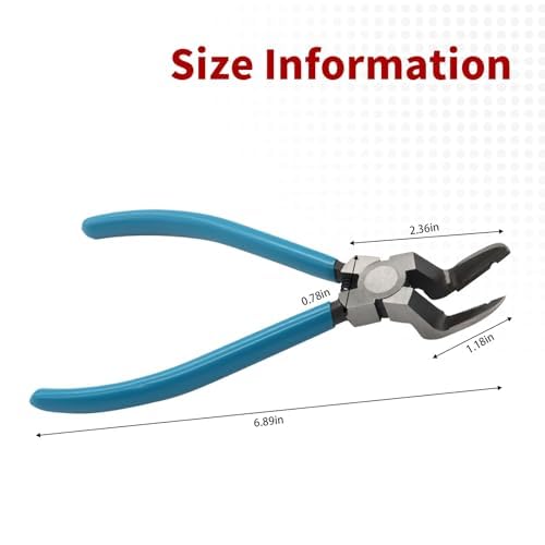 Nakkaa Mutipurpose Diagonal Cutting Pliers Rivet Remover | Car Push Retainer Car Trim Clip Pry Puller Clips Panel Assortments Puller Tool