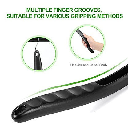 XINDELL Interior Windshield Cleaning Tool, Driver-Control Car Window Cleaner with Ergonomic 22" Handle & Microfiber Pads, No Streak Auto Glass Cleaner for Hard to Reach Inside Windshield