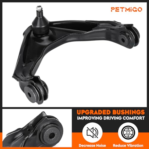 13Pcs Front Upper Control Arms Suspension Kit Fit for GMC Sierra Yukon XL 2500 & for Chevrolet Avalanche Silverado Suburban & for Hummer H2 2001-2006, with Sway Bar End Links Tie Rod Ends