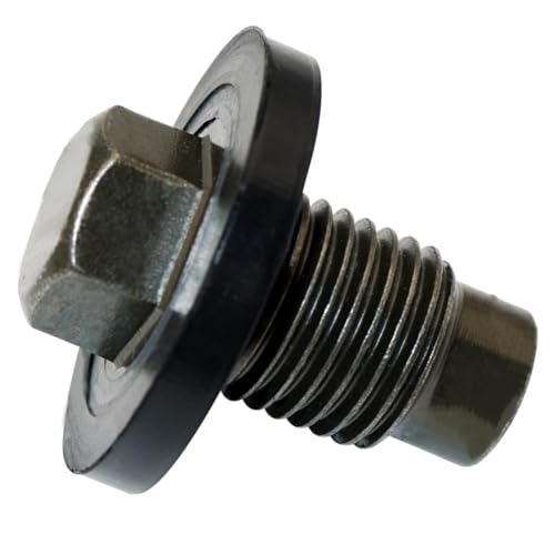 6506214AA M14x1.5 Oil Drain Plug,Leak-Proof Engine Oil Pan Plug with Gasket | Replacement for Jeep Wrangler Dodge Chrysler Ram 1500 Ford F-150, 13mm Hex Head