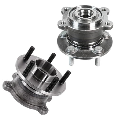 Detroit Axle - 2 Rear Wheel Bearing Hubs Assembly for 2013-2019 Ford Escape AWD, 2015-2019 Lincoln MKC AWD 5 Lugs 2016 2017 2018 Wheel Bearing and Hubs Replacement - style: 512500x2/Pair