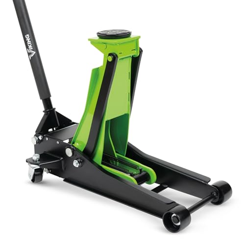 AFF Viking 3.5 Ton Floor Jack - Low Profile Car Jack with Lightning Lift Hydraulic - Heavy Duty - style: Low Profile