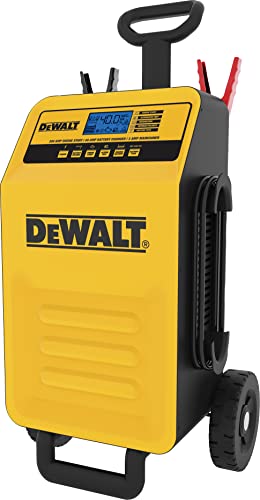 DeWalt DXAEC200 Rolling 40 Amp Battery Charger for Vehicles | 200 Amp Engine Start, 40 Amp Charger, 3 Amp Maintainer - size: 40 Amp