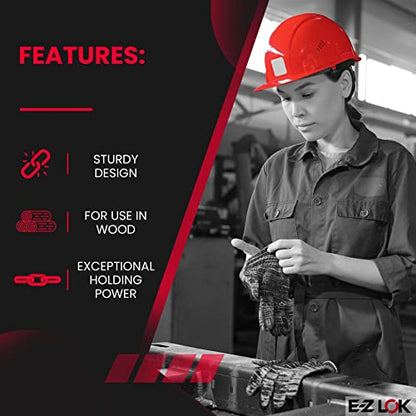 E-Z LOK -908125 Hex Threaded Insert Installation Kit for Soft Wood - Flanged - M8-1.25 x 13mm - size: M8-1.25 x 13mm, style: Flanged