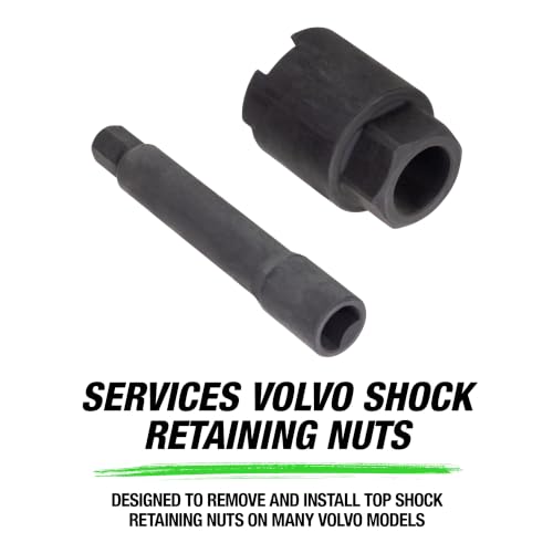 OEMTOOLS 24365 Volvo Shock Retaining Nut Strut Removal Socket Tool, Suspension Tools Automotive, Removes Fasteners on Struts for Many Models of Volvos