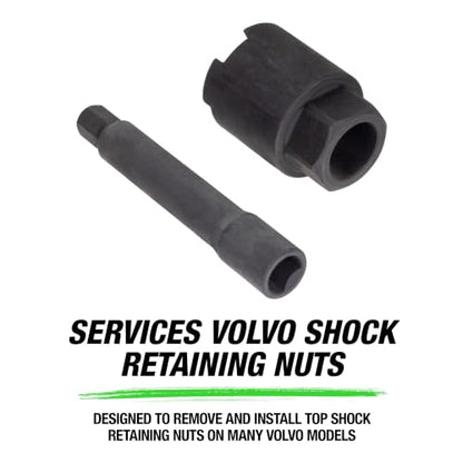 OEMTOOLS 24365 Volvo Shock Retaining Nut Strut Removal Socket Tool, Suspension Tools Automotive, Removes Fasteners on Struts for Many Models of Volvos
