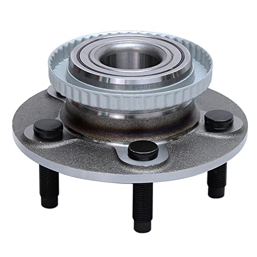 Detroit Axle - 2 Front Wheel Bearing and Hubs Assembly with ABS Ring & 5-Lug for Ford Crown Victoria 1992-1997, Lincoln Town Car 1991-1997, Mercury Grand Marquis 1992-1997 - style: 513104 x2/Pair