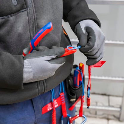 KNIPEX Long Nose 40 Angled Pliers w/Cut