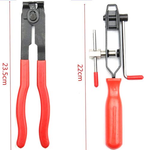 Qbace 2pcs Auto Cv Joint Boot Clamps Pliers Car Banding Tools Kit Set
