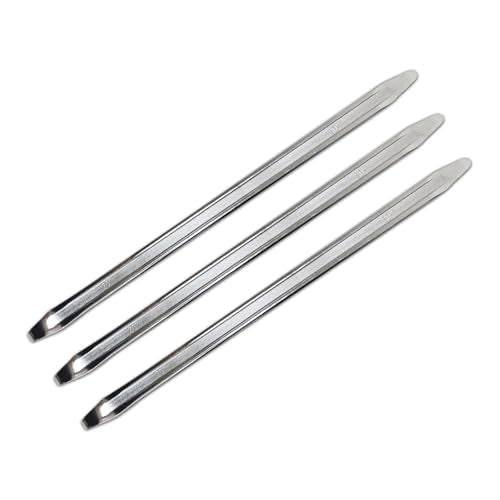 3-Piece 20-Inch Tire Iron Spoon Set - Heavy-Duty Steel Tire Pry Bar Kit, Bead Lifting Tool for Motorcycle, Car, and Vehicle Tire Maintenance - size: 20 inch