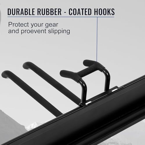 Aking Ace Wall Mount Tool Storage Rack, Heavy Duty Garage Storage Tool Organizer, Garden Tool Wall Hooks and Hangers, Hold Up to 350lbs (Black 6pcs) - size: 32inch