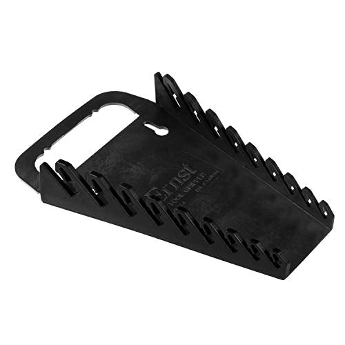Ernst Manufacturing 5085 9-Wrench Gripper Portable Wrench Organization - Sturdy Flexible Design, Fits 1/4" to 3/4" & 6-15 mm, Black - color: Black, size: 9 Tool, style: Standard
