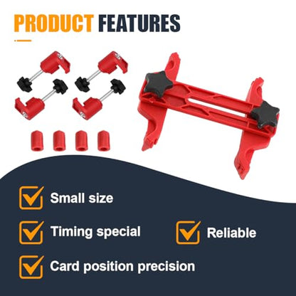 9 PCS Car Camshaft Engine Timing Tool Kit - Dual Camshaft Clamp Car Engine Timing Sprocket Gear Locking Tool - Universal Twin Cam Bearing Tool for Gasoline or Diesel Generators