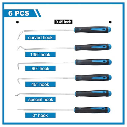Tool, Pick Hook Set, Gasket Pick Hooks Puller Remover, Pick Tool Set for Car Auto Oil Seal/O-Ring Remover