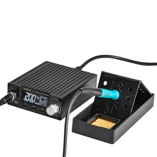 T12 Soldering Station 74W Quick Heating LCD Digital Display Electric Welding Iron Temperature Adjustable With Tip