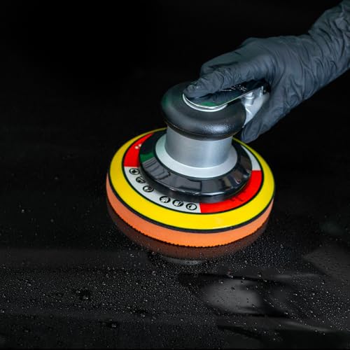 6-Inch Medium Grade Clay Pad – Auto Detailing Clay Bar Replacement for Car Paint Prep, Removes Overspray, Water Spots, Rail Dust & Contaminants, Synthetic Clay Pad for Hand or Machine Use
