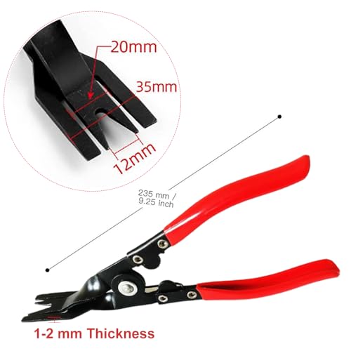 Panel Clip Removal Pliers - Universal Auto Door Car Upholstery Trim Clip Removal Plier Tool - color: Panel Clip Removal Pliers