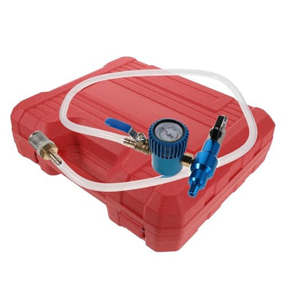 No-Spill Car Coolant Refill Tool Kit with Vacuum Radiator Filling Accessory for Automotive Cooling System Maintenance