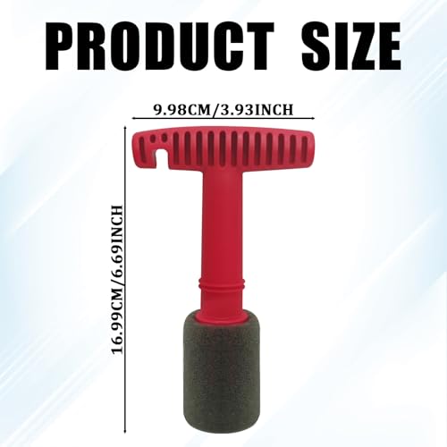 Car Wheel Cleaner Brush with Removable Lug Nut Sponge, Brushes for Detailing Wheels, Embedded Steel Ring Screw & Lug Nut Cleaning Brush, Rim & Wheel Hub Cleaning Tool for Car Exterior Wash