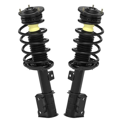 Detroit Axle - 2 Front Struts for 2015-2022 Ram ProMaster City, 2016 2017 2018 2019 2020 2021 Quick Complete Struts with Coil Spring Assembly Replacement Suspension - size: SR57852_SR57853/PAIR