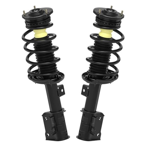 Detroit Axle - 2 Front Struts for 2015-2022 Ram ProMaster City, 2016 2017 2018 2019 2020 2021 Quick Complete Struts with Coil Spring Assembly Replacement Suspension - size: SR57852_SR57853/PAIR