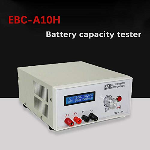 Digital Li-ion Battery Charge Capacity Tester - LCD Battery Charger Checker Analyzer - Mobile Power Head Test - style: EBC-A10H Battery Capacity Tester