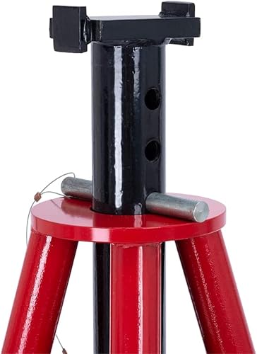 AFF 10 Ton Pair of Jack Stands, Heavy Duty, Pinlock for Trucks & Equipment - size: High Height