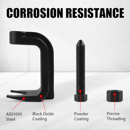 Black 25112 Ball Joint Separator, Adjustable Ball Joint Separator Tool, Ball Joint Press Kit, 2-3/8 Inch Universal Ball Joint Puller Removal Tool for Trucks, Cars, SUVs