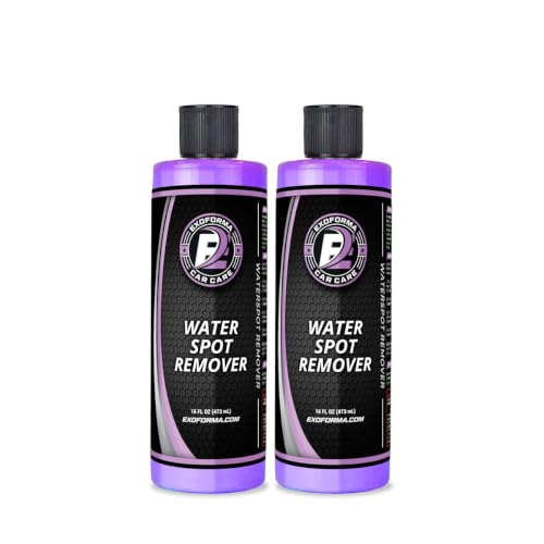 ExoForma Water Spot Remover - Quickly Removes Hard Water Spots, Mineral Deposits | Dissolves Stains On Cars, Trucks, Motorcycles, & RVs, Safe On Paint, Glass, Windshields, Gelcoats | 16 oz, 2 pack - size: 16 Fl Oz (Pack of 2)