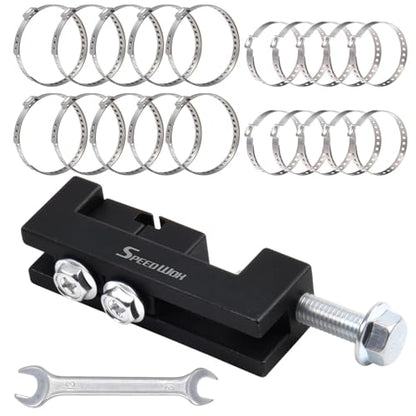 SPEEDWOX 22PCS CV Boot Clamp Tools for Single Ear Hose Clamps Drive Shaft Axle Boot Removal & Installation Tool with 20 PCS Stainless Steel CV Joint Boot Band Clamps Axle Boot Clamp Tool - size: CV Boot Clamp Tools