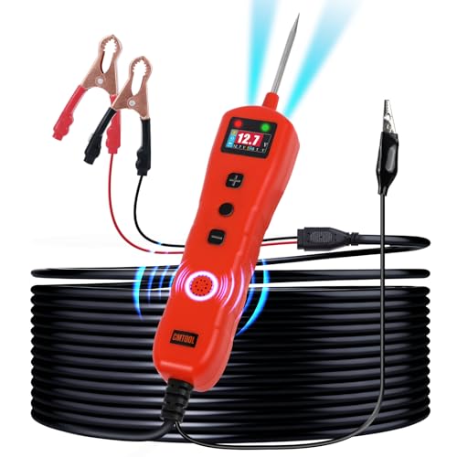 CMTOOL Power Circuit Probe Tester, 9-30V Test Light Automotive, Car Fuse Tester, Voltage Tester 0.3V-70V, Circuit Breaker Finder, Component Activation Tool