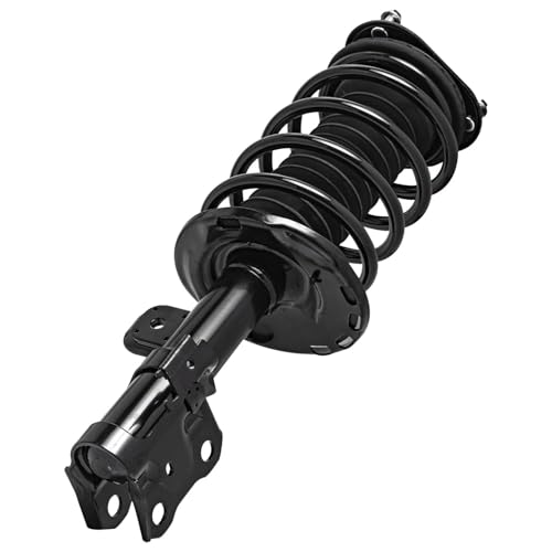 Detroit Axle - 4pc Front Struts Rear Shocks for 2010 2011 2012 2013 2014 2015 Toyota Prius, 2 Complete Struts with Coil Spring Assembly 2 Shock Absorbers Replacement Suspension Kit - size: 4AQ47049-V1/ strut shock kit