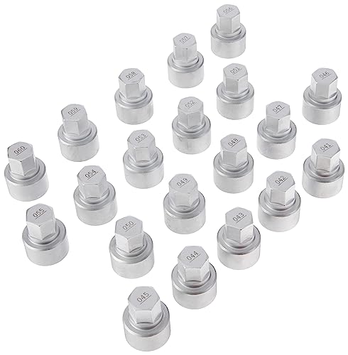 LTI TOOLS Wheel Locking Nut Key Kit 20 pcs (2nd Generation) Compatible with BMW - Wheel Lock Key Set Lug Nut Removal Kit (LT4165)