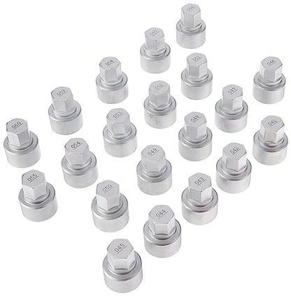 LTI TOOLS Wheel Locking Nut Key Kit 20 pcs (2nd Generation) Compatible with BMW - Wheel Lock Key Set Lug Nut Removal Kit (LT4165)