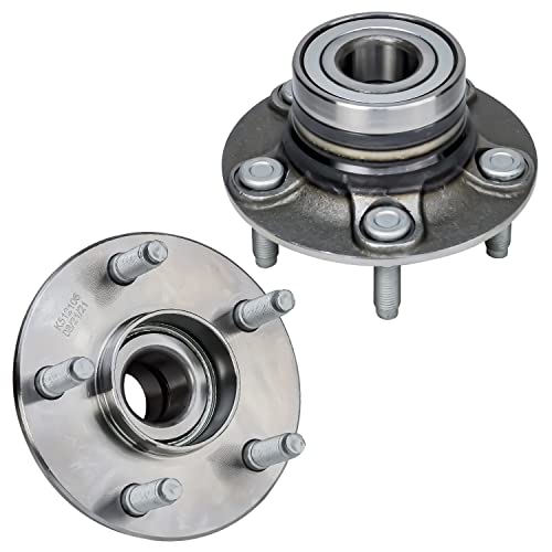 Detroit Axle - Rear 2pc Wheel Bearing Hubs for 90-00 Taurus Mercury Sable, 2 Wheel Bearing and Hubs Assembly 1990 1991 1992 1993 1994 1995 1996 1997 1998 1999 2000 Replacement - style: 512106 x2/Pair