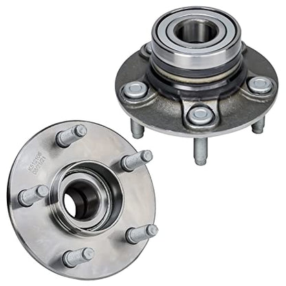 Detroit Axle - Rear 2pc Wheel Bearing Hubs for 90-00 Taurus Mercury Sable, 2 Wheel Bearing and Hubs Assembly 1990 1991 1992 1993 1994 1995 1996 1997 1998 1999 2000 Replacement - style: 512106 x2/Pair