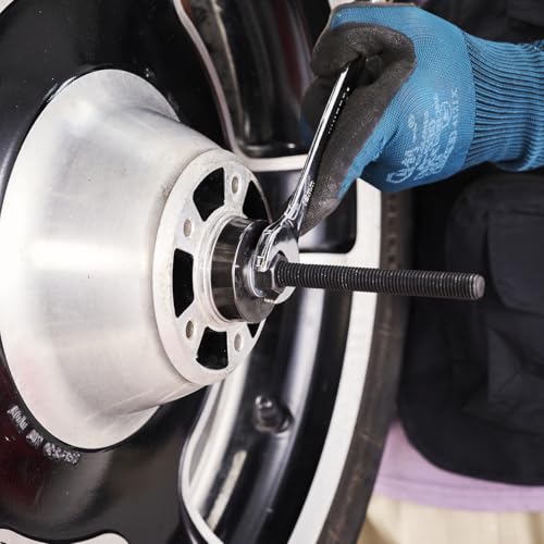 Mofun Wheel Bearing Tool Wheel Bearing Puller Kit Compatible with Harley Most Motorcycles Twin Cam Sportster 2000-2024, Removal and Installation Tool for 0.75" 1.0" and 25mm Bearings
