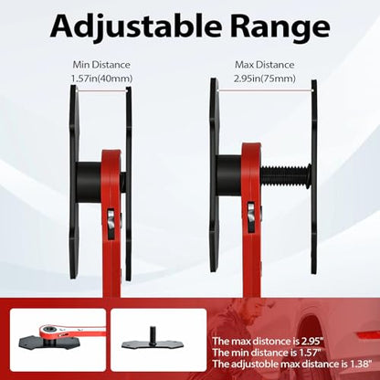 Fernweh Brake Caliper Compression Tool with 360 Swing Ratchets Adjustable | Brake Pad Spreader For Single Twin Quad Sextuplet Piston Disc Brake Caliper Repair