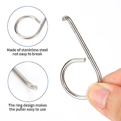 ANCKNE Lug Nut Cap Cover Removal Tool Set Nut Caps Lug Puller, with “3+1” Lug Nut Cover Removal Tool, Wheel Hub Cap Removal Tool Suitable for Most of Types of Cars