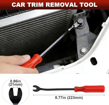 8MILELAKE 8Pcs Fuel Line Disconnect Plier Set, Fuel Line Hose Clamp Removal Pliers, Electrical Disconnect, Push Pin Tools, Relay Puller, Panel Clip Remover & Filter Caliper