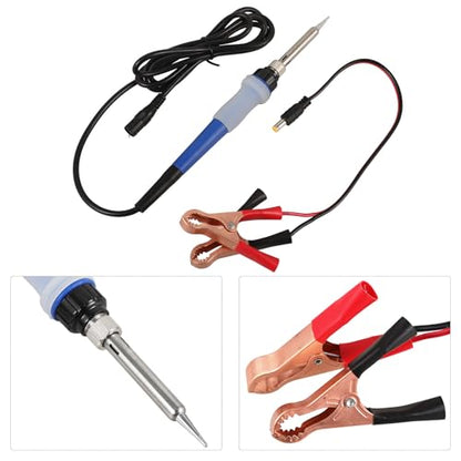 MAGICLULU Portable Heavy Duty Soldering Iron Kit for Vehicle Dc12v-24v Cars with Consistent Temperature and High-efficiency Design for Welding Repair