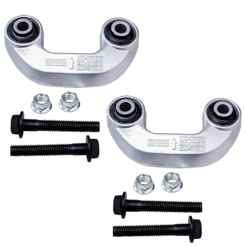 Detroit Axle - Front Struts Sway Bars for 2005 2006 2007 2008 Audi A4 Quattro [B7 Chassis] Struts with Coil Spring Assembly Sway Bar End Links Replacement Suspension Kit - size: 4QS54025/Sway Kit