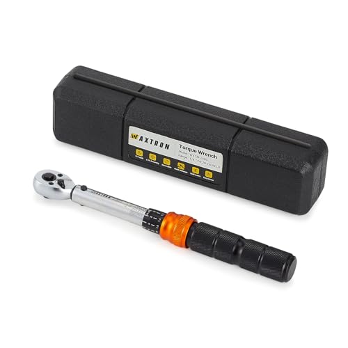 1/4 Inch Drive Click Torque Wrench, 20-240 in-lb (2.3-27 Nm) Micro-Adjustable Dual Scales, 72-Tooth Reversible Ratchet, ±2% Accuracy, Storage Case - size: 1/4" Drive