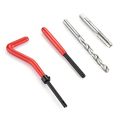 25pcs Thread Repair Kit M7 x 1.0mm Metric Thread Repair Insert Kit Compatible Hand Tool Set for Auto Repairing (M7-1.0)