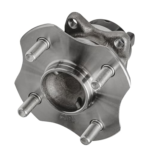 Detroit Axle - Pair Rear Wheel Bearing and Hubs Assembly for 2000-2005 Toyota Echo, 2004-2006 Scion xB xA, 4 Lugs w/ABS - style: 512209 x2/Pair
