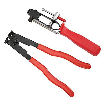 Cv Boot Clamp Pliers Kit, 2Pcs Stainless Steel Ear Clamp Boot Pliers, Automotive CV Banding Tool Kit