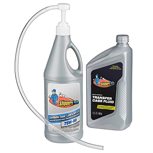 Slippery Pete 5cc Hand Pump Transfers Gear Oil, Transmission and Differential Fluids From Quart Bottles (Not for Red Line Quarts) (1)