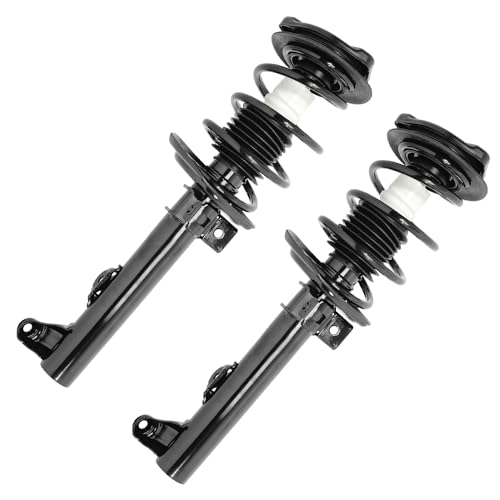 Detroit Axle - 2pc Front Struts for Mercedes-Benz C230 C250 C300 C350 [Excludes AWD Models; W204 Chassis] Quick Install Struts w/Coil Spring Assembly Replacement Suspension Shock - size: 11470x2/Pair