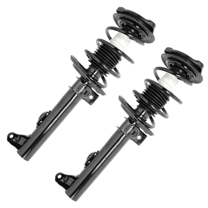 Detroit Axle - 2pc Front Struts for Mercedes-Benz C230 C250 C300 C350 [Excludes AWD Models; W204 Chassis] Quick Install Struts w/Coil Spring Assembly Replacement Suspension Shock - size: 11470x2/Pair