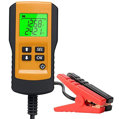 Battery Tester Car Battery Load Tester 12V 100 9999CCA Digital Battery Analyzer for Cars and